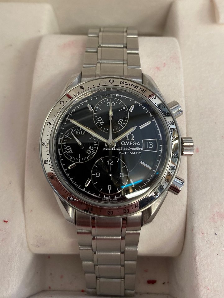 IMG_9081 Omega Speedmaster Date Mens watch Unisex Automatic Steel 35135000 Replica 4