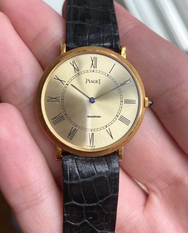 IMG_9081 Piaget Mens watch Unisex Manual winding Yellow gold Piaget Replica 4