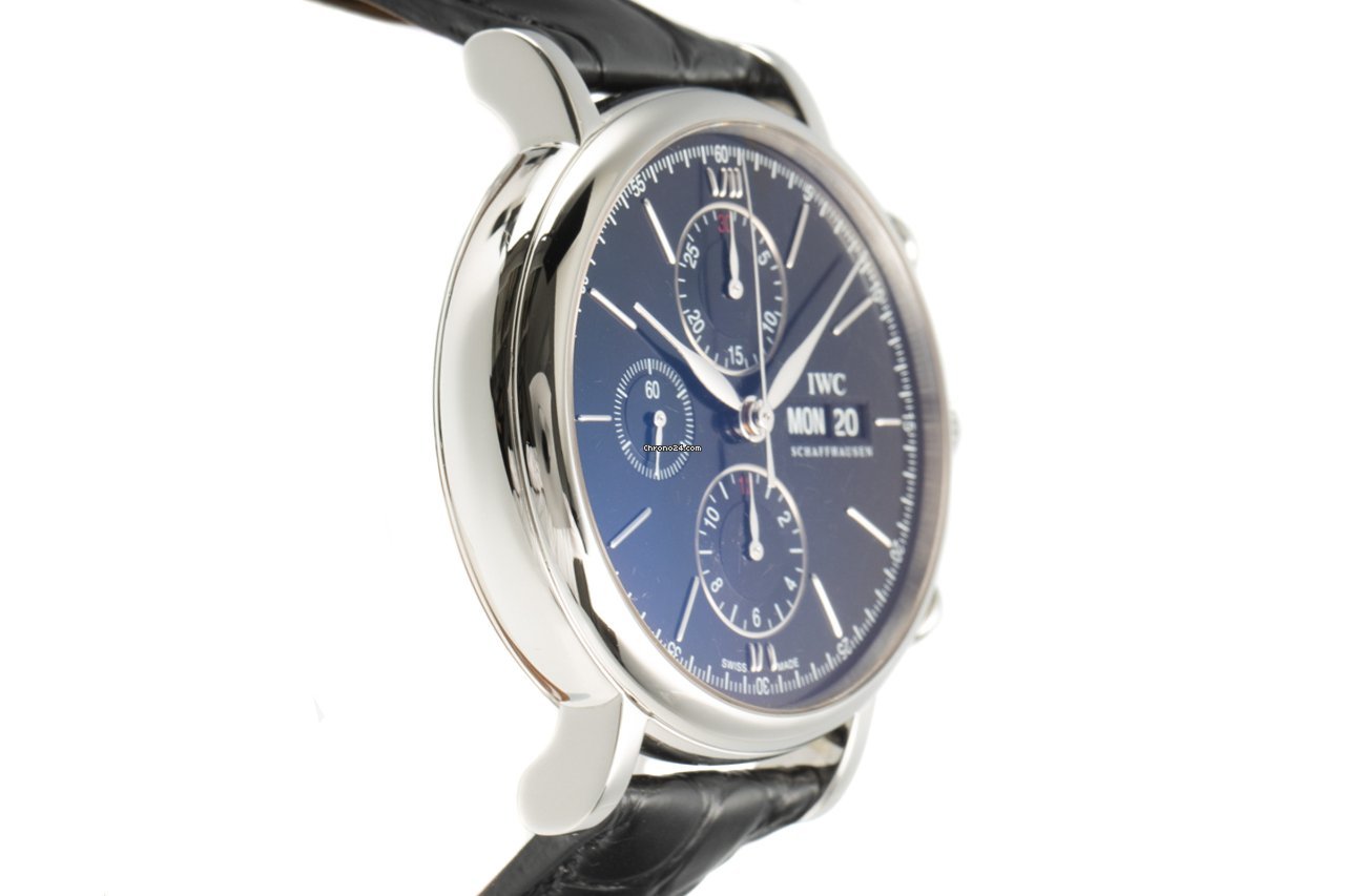 IWC Portofino Chronograph Mens watch Unisex Automatic Steel IW391008 Replica 4