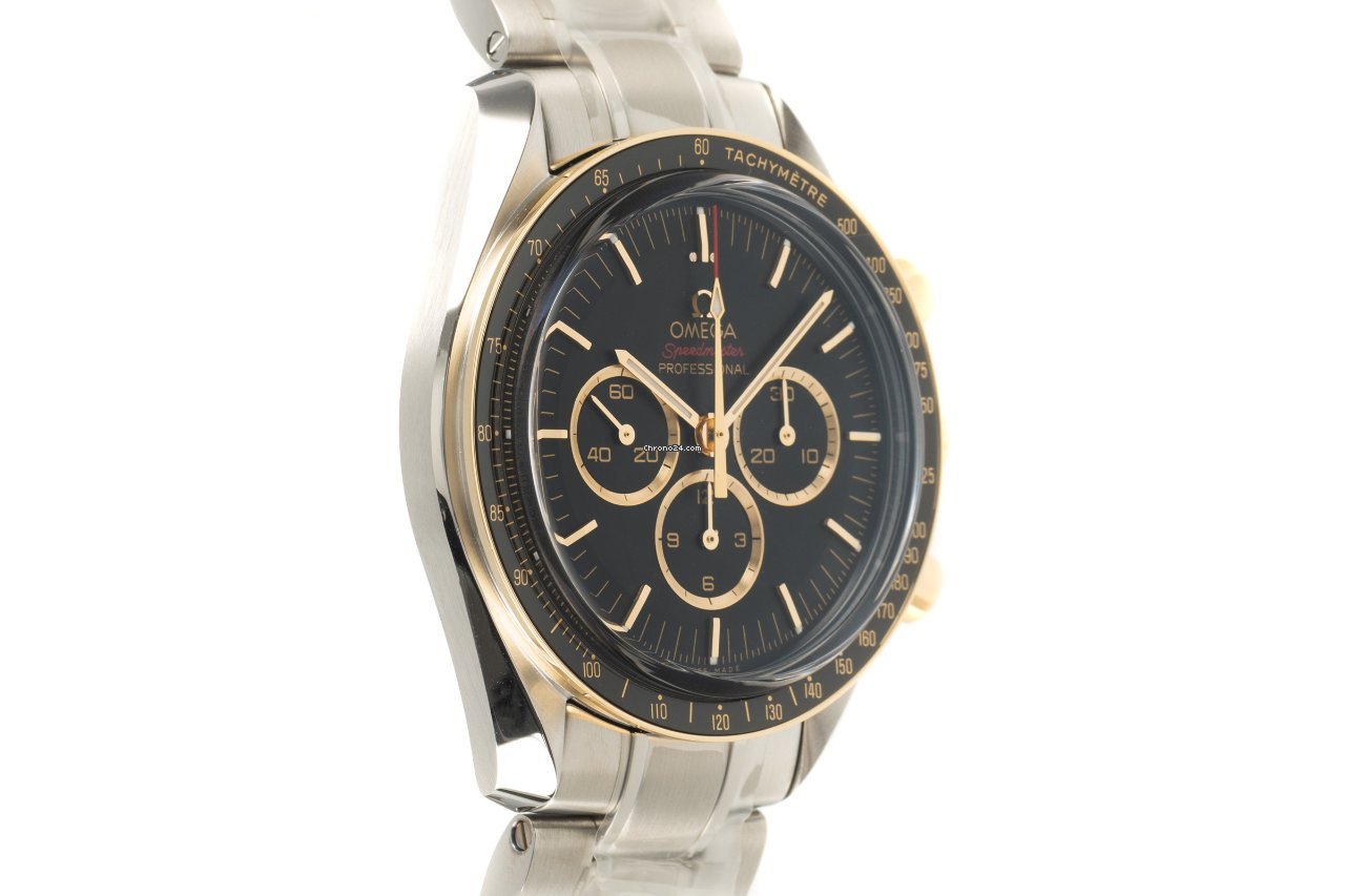 IMG_9081 Omega Speedmaster Mens watch Unisex Manual winding Gold Steel 522.20.42.30.01.001 Replica 4