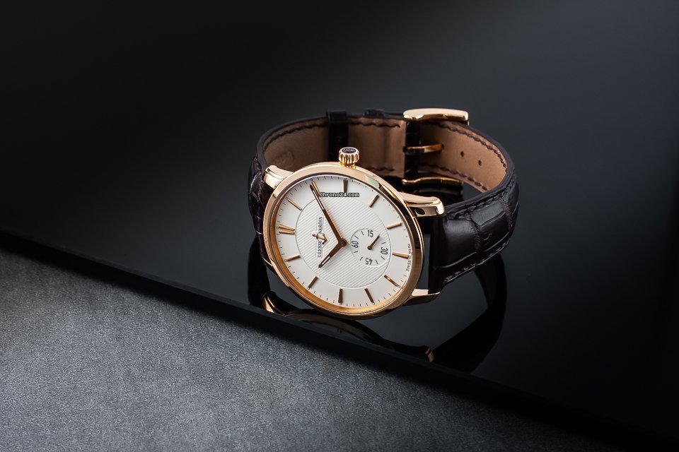 IMG_9081 Ulysse Nardin Classico Mens watch Unisex Manual winding Rose gold 8206-158 Replica 4