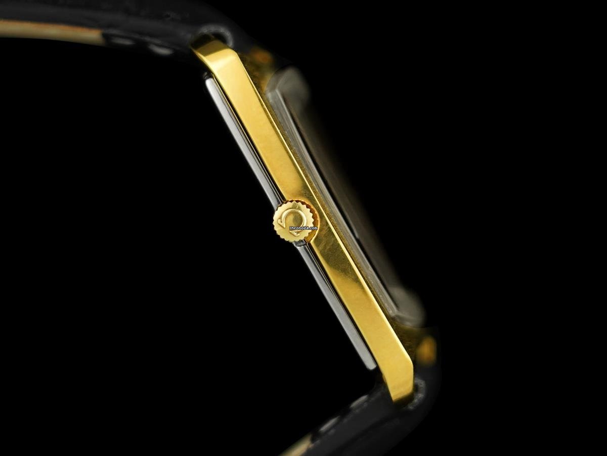 Omega De Ville Mens watch Unisex Gold Steel 8072 Replica 4