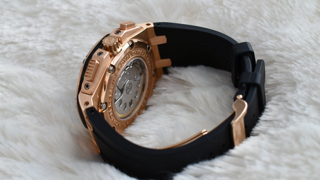 Audemars Piguet Royal Oak Offshore Chronograph Mens watch Unisex Automatic Rose gold 26030RO.OO.D021IN.01 Replica 4