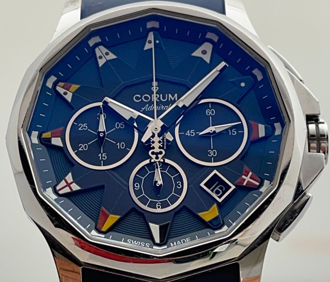 IMG_9081 Corum Admirals Cup Mens watch Unisex Automatic Steel 985.631.20 Replica 4