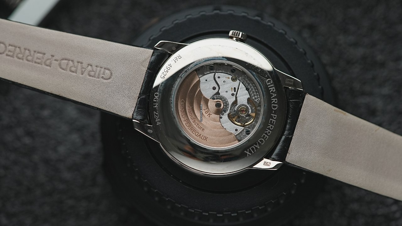 IMG_9081 Girard Perregaux 1966 Mens watch Unisex Automatic White gold 49525D53A1A1-BK6A Replica 4