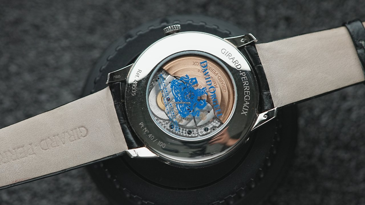 Girard Perregaux 1966 Mens watch Unisex Automatic White gold 49535-53-152-BK6A Replica 4