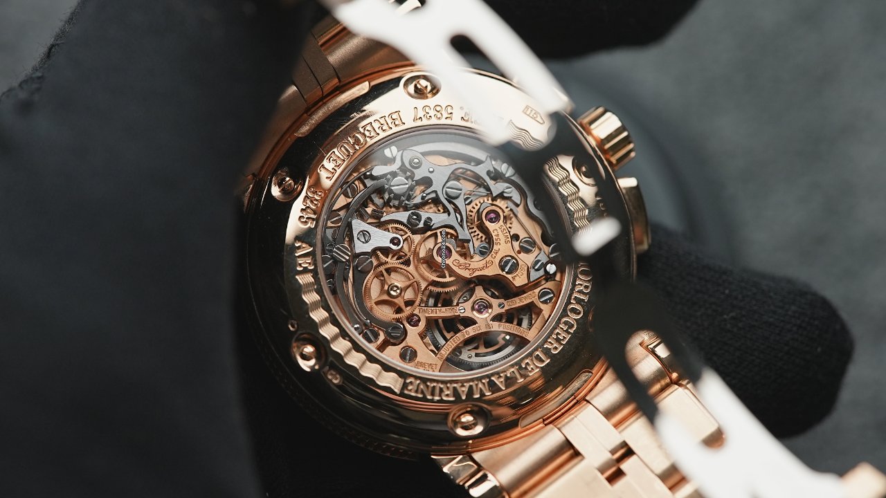 IMG_9081 Breguet Marine Mens watch Unisex Rose gold 5837BR 92 RZ0 Replica 4