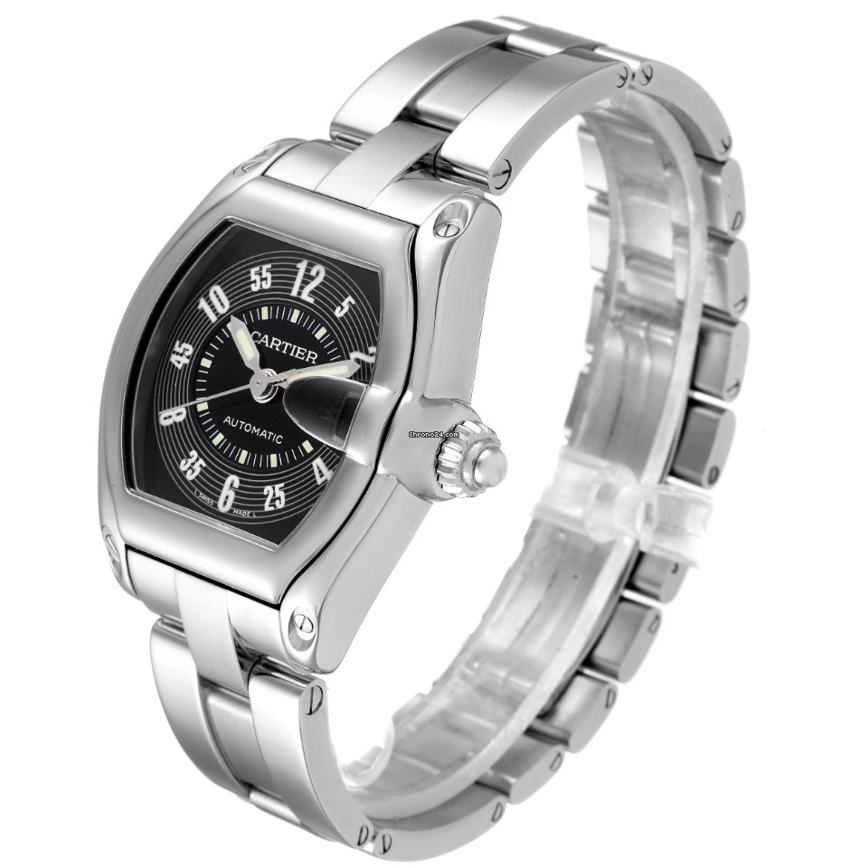Cartier Roadster Mens watch Unisex Automatic Steel W62004V3 Replica 4