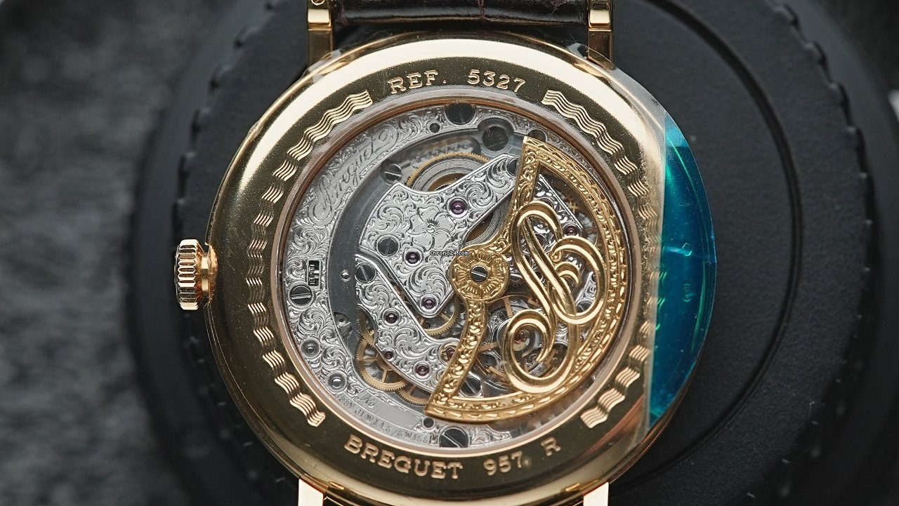 Breguet Classique Mens watch Unisex Automatic Yellow gold 5327ba 1e 9v6 Replica 4