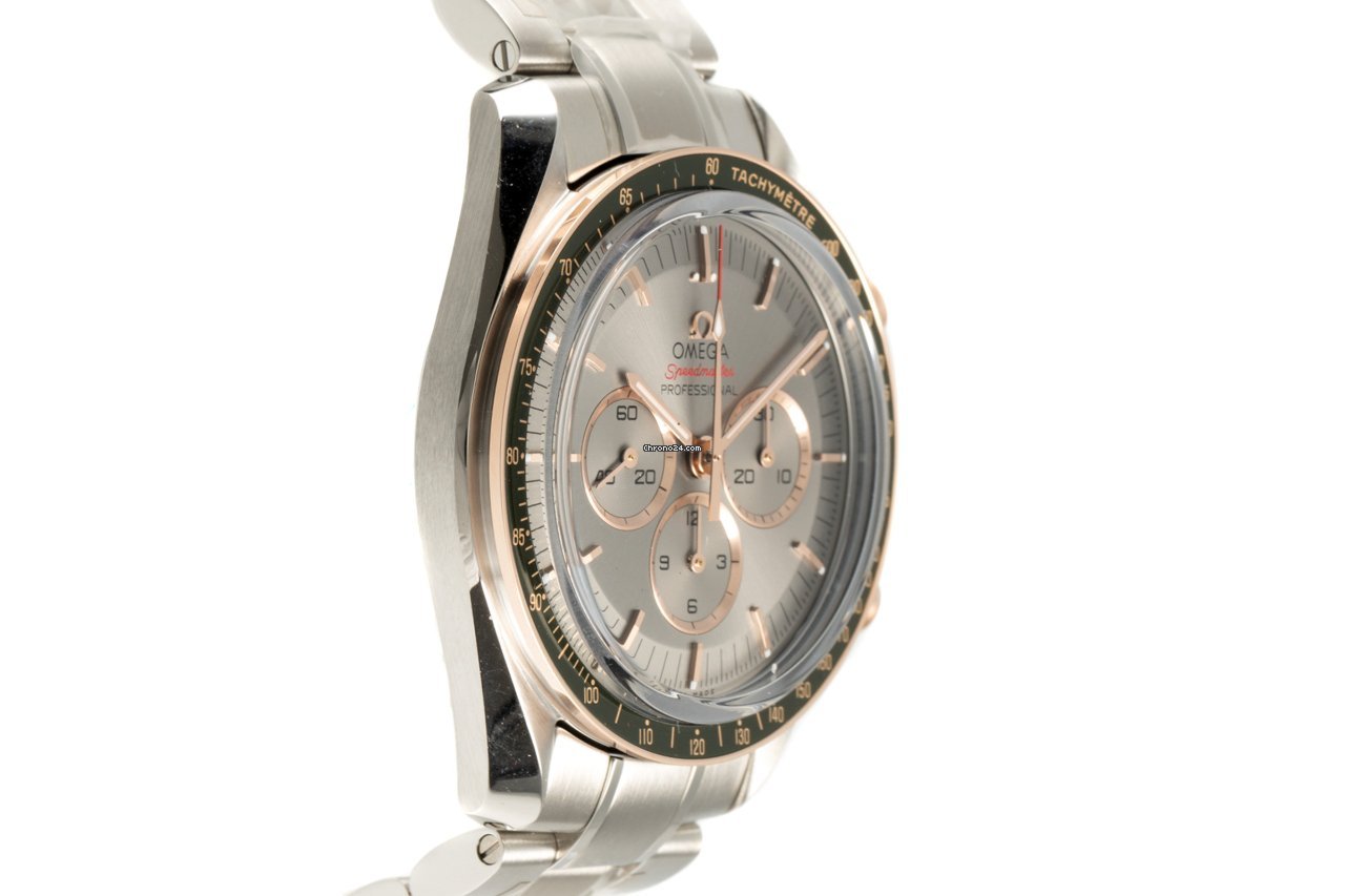 IMG_9081 Omega Speedmaster Mens watch Unisex Manual winding Gold Steel 522.20.42.30.06.001 Replica 4