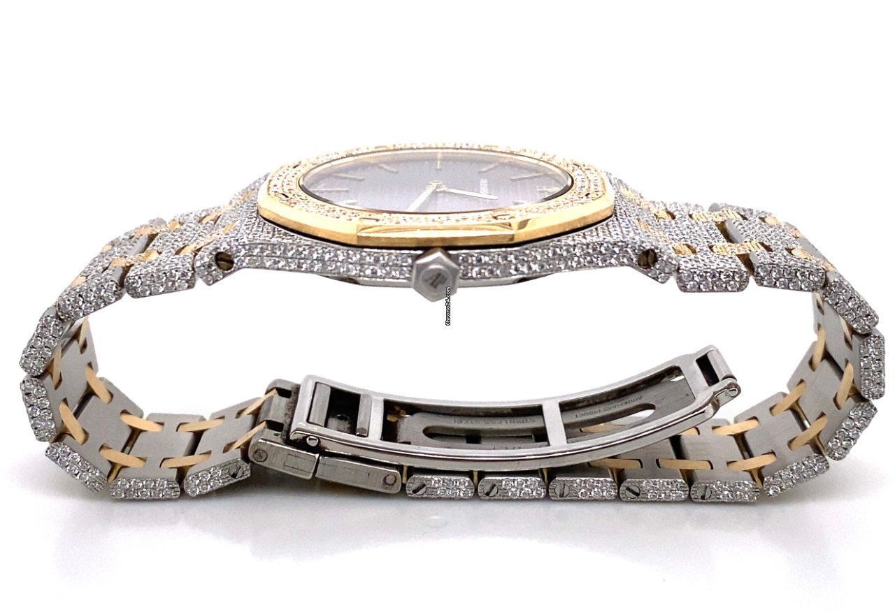 IMG_9081 Audemars Piguet Royal Oak Lady Womens watch Quartz Steel 56175 Replica 4