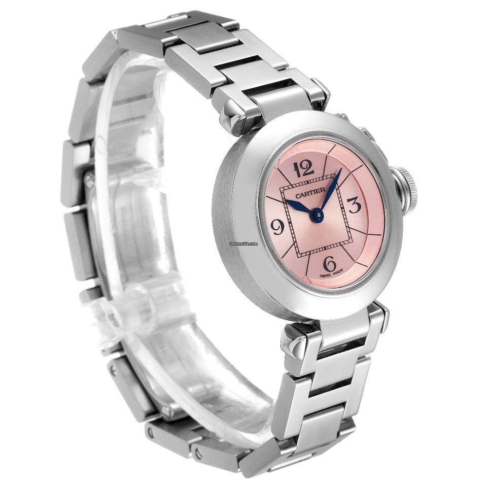 IMG_9081 Cartier Pasha Womens watch Quartz Steel W3140008 Replica 4