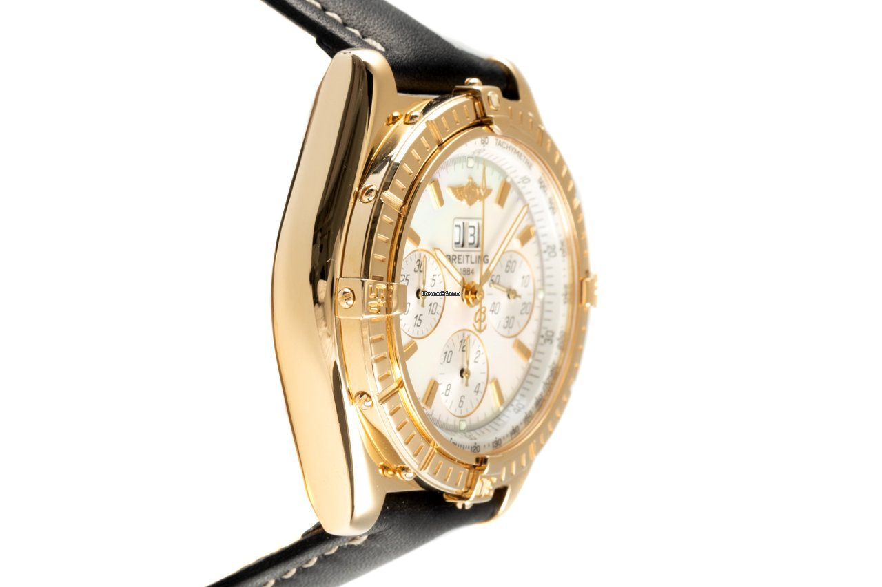 IMG_9081 Breitling Crosswind Special Mens watch Unisex Automatic Yellow gold K44355 Replica 4