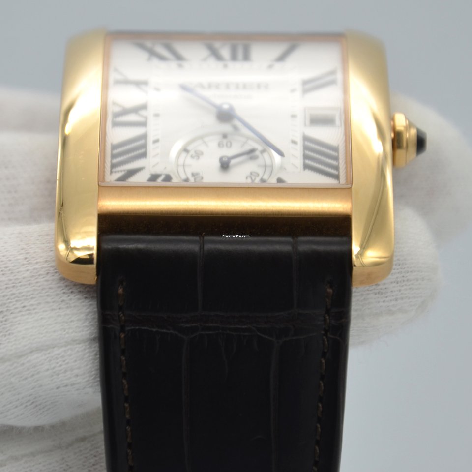 IMG_9081 Cartier Tank MC Mens watch Unisex Automatic Rose gold W5330001 Replica 4