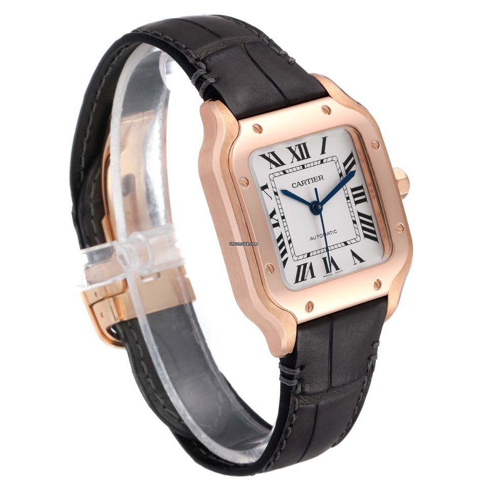 IMG_9081 Cartier Santos Mens watch Unisex Automatic WGSA0012 Replica 4