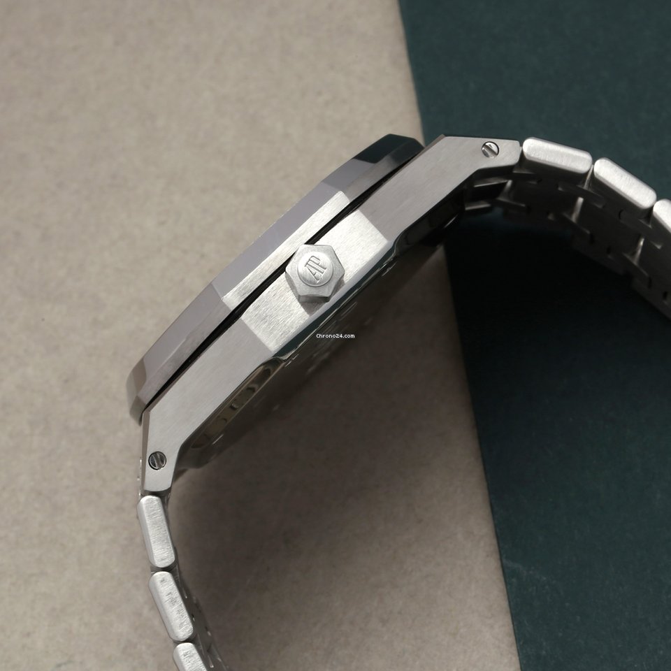 IMG_9081 Audemars Piguet Royal Oak Dual Time Mens watch Unisex Automatic Steel 25730ST Replica 4