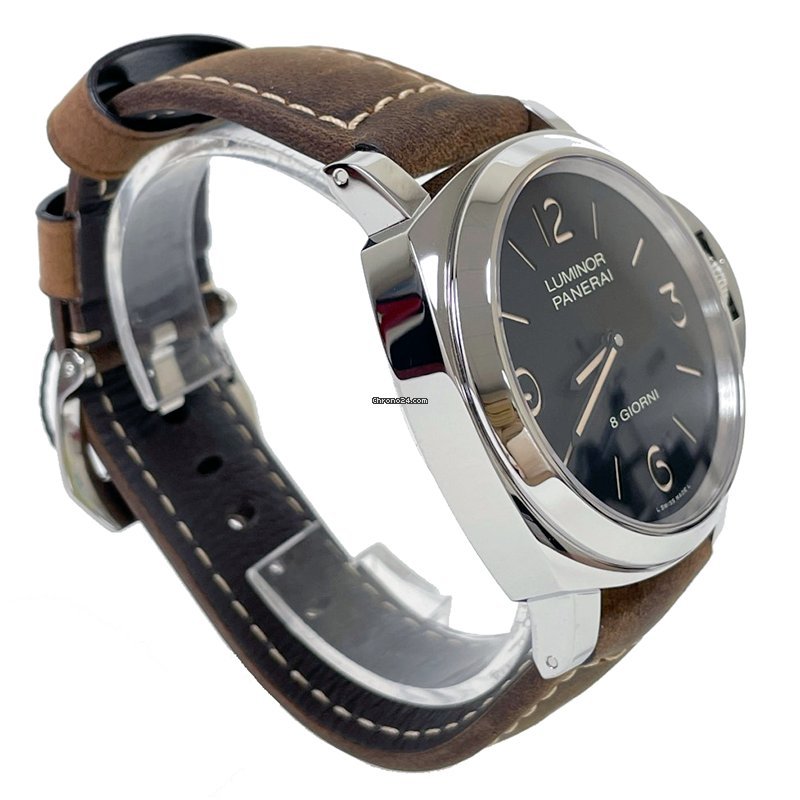 IMG_9081 Panerai Luminor Base Mens watch Unisex Manual winding Steel PAM00914 Replica 4
