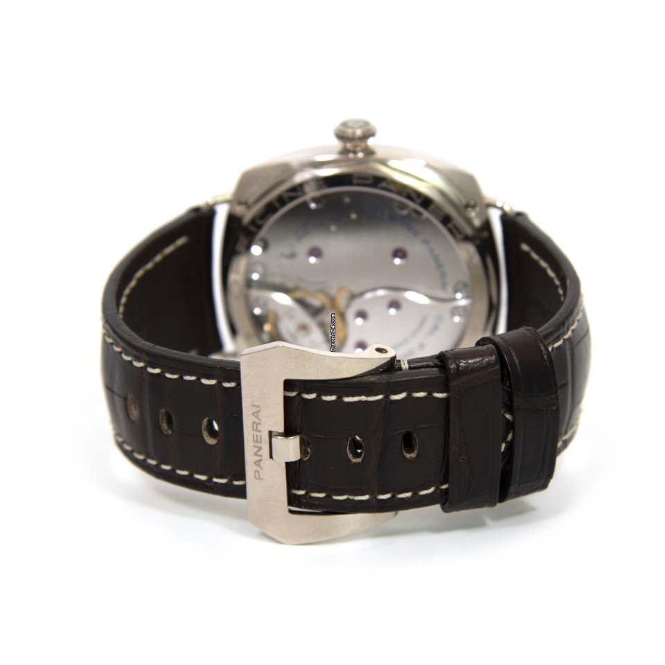 IMG_9081 Panerai Special Editions Mens watch Unisex Manual winding White gold PAM 00376 Replica 4