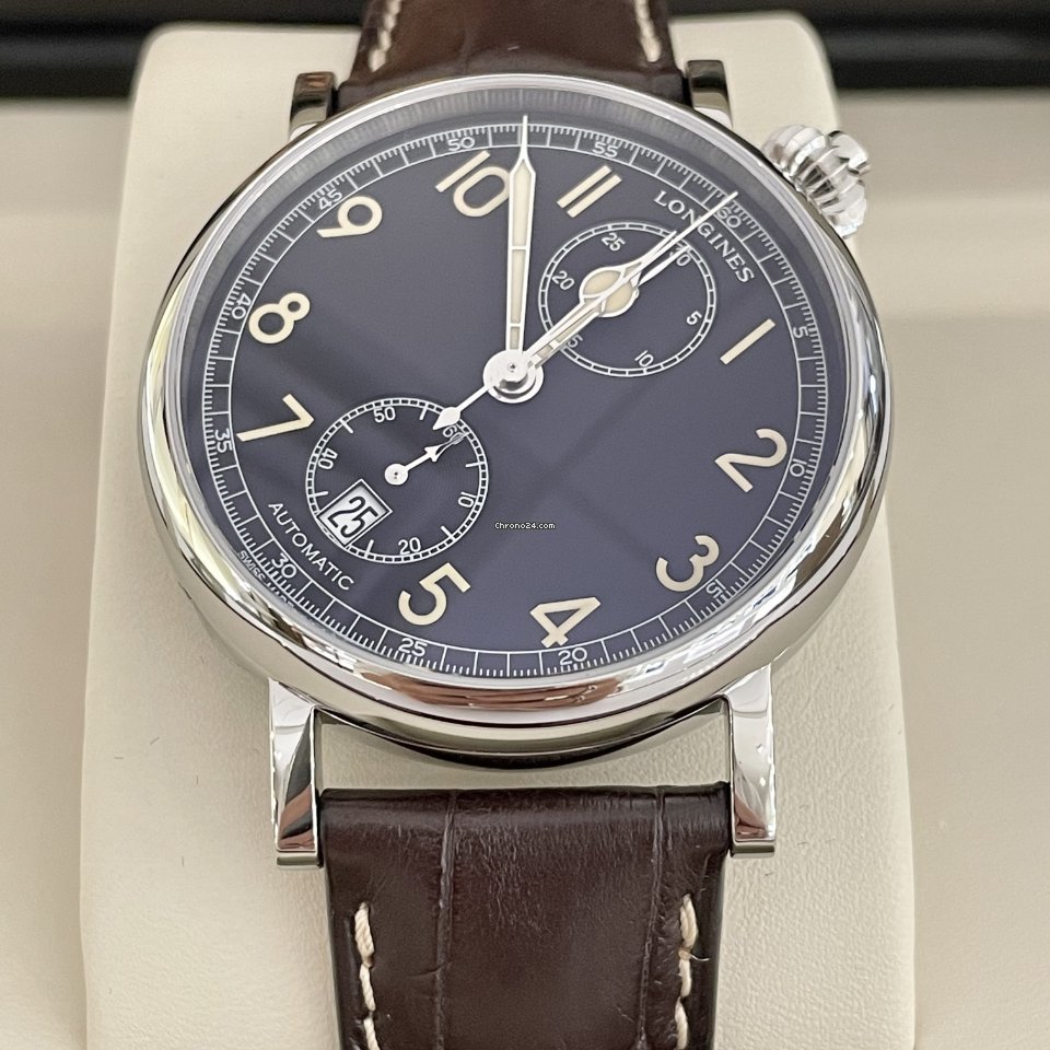 IMG_9081 Longines Avigation Mens watch Unisex Automatic Steel L2.812.4.53.2 Replica 4