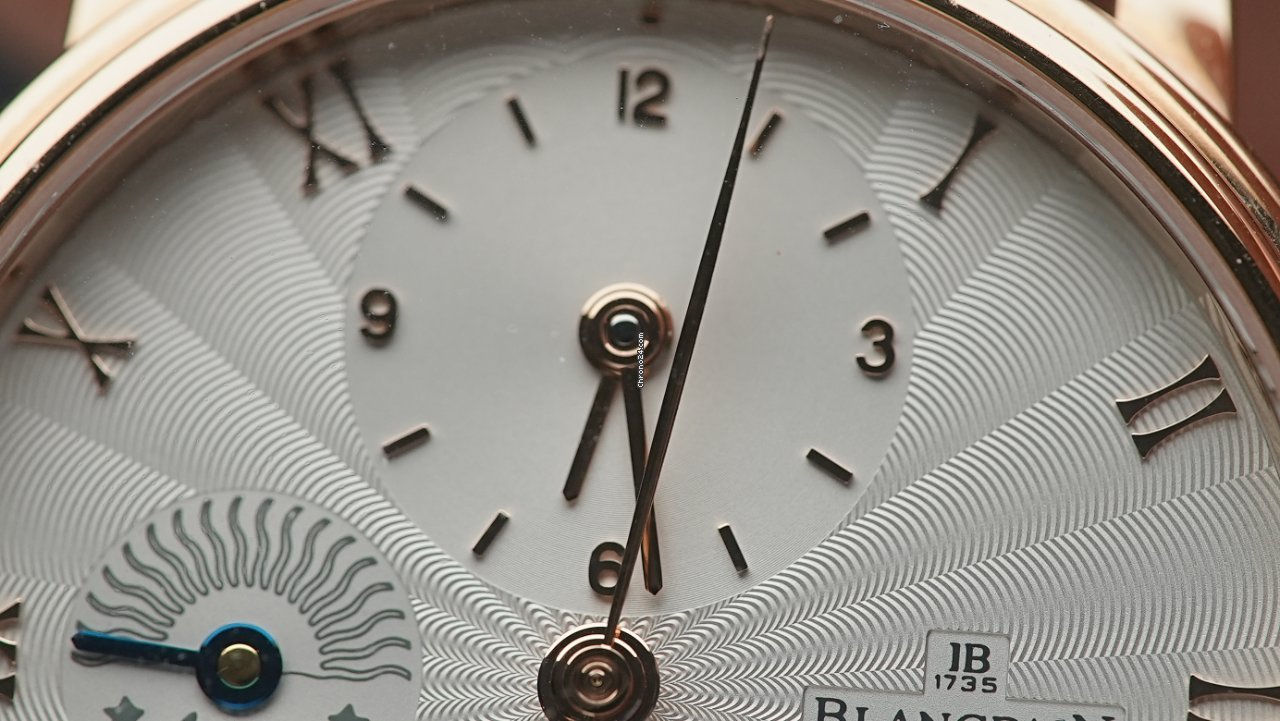 IMG_9081 Blancpain Villeret Ultra-Slim Mens watch Unisex Automatic Rose gold 6665-3642-55B Replica 4