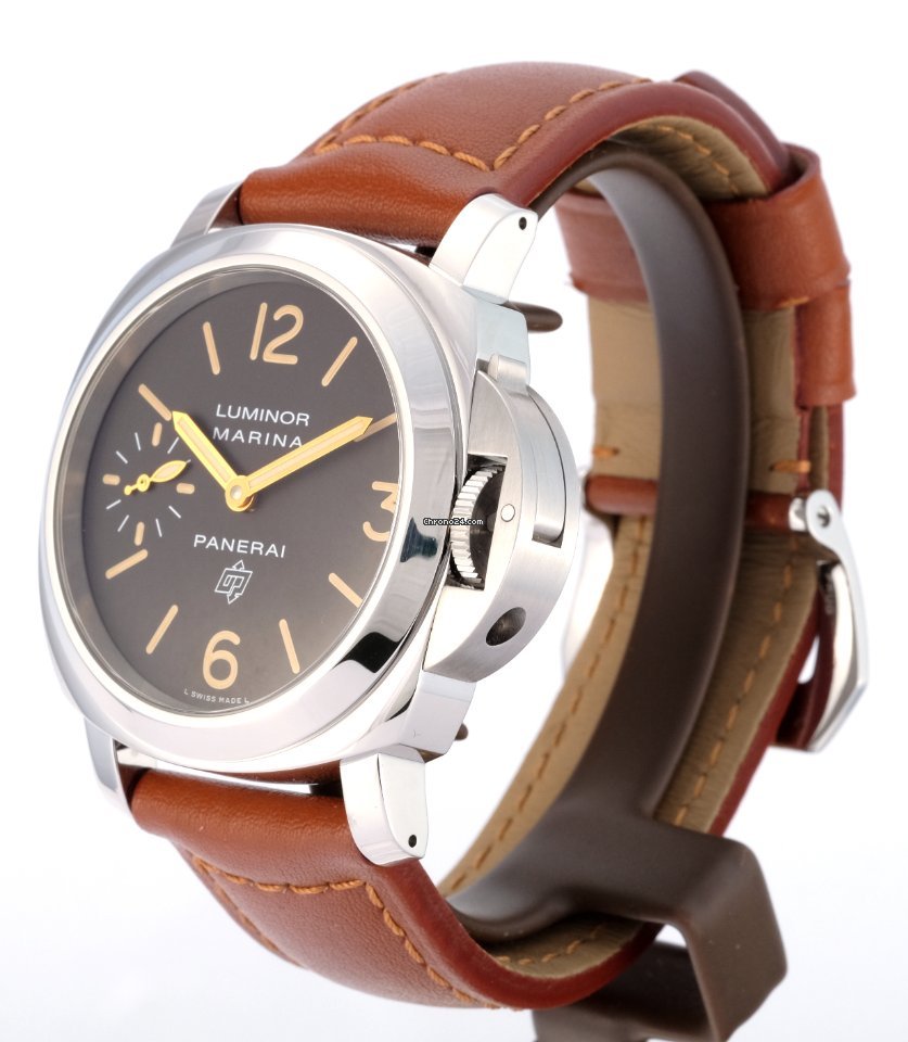 Panerai Luminor Marina Mens watch Unisex Manual winding Steel PAM 00632 Replica 4
