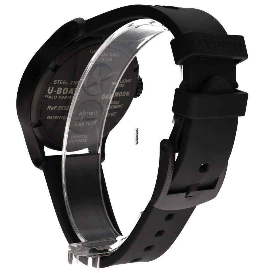 IMG_9081 U-Boat Mens watch Unisex Quartz Steel 8699 Replica 4