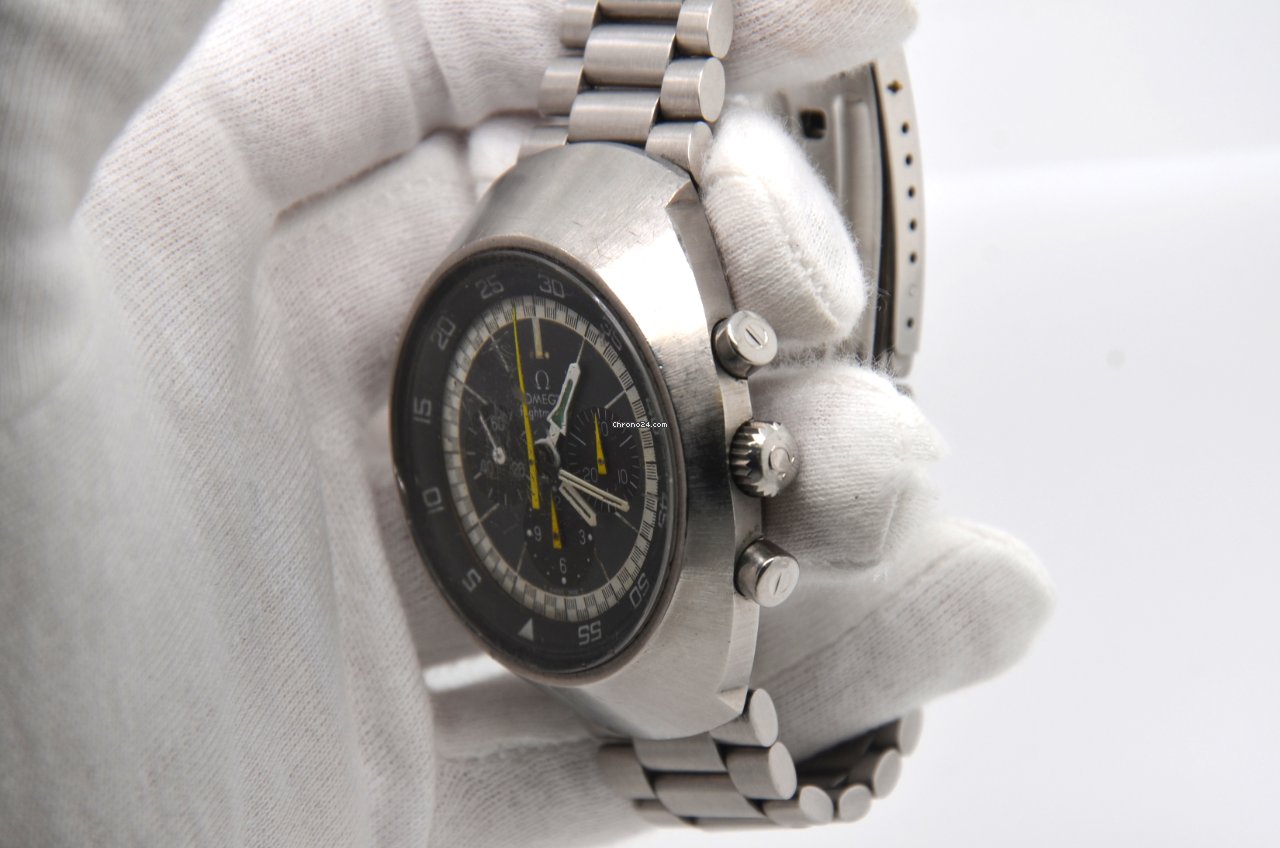 IMG_9081 Omega Flightmaster Mens watch Unisex Manual winding Steel 145.026 Replica 4