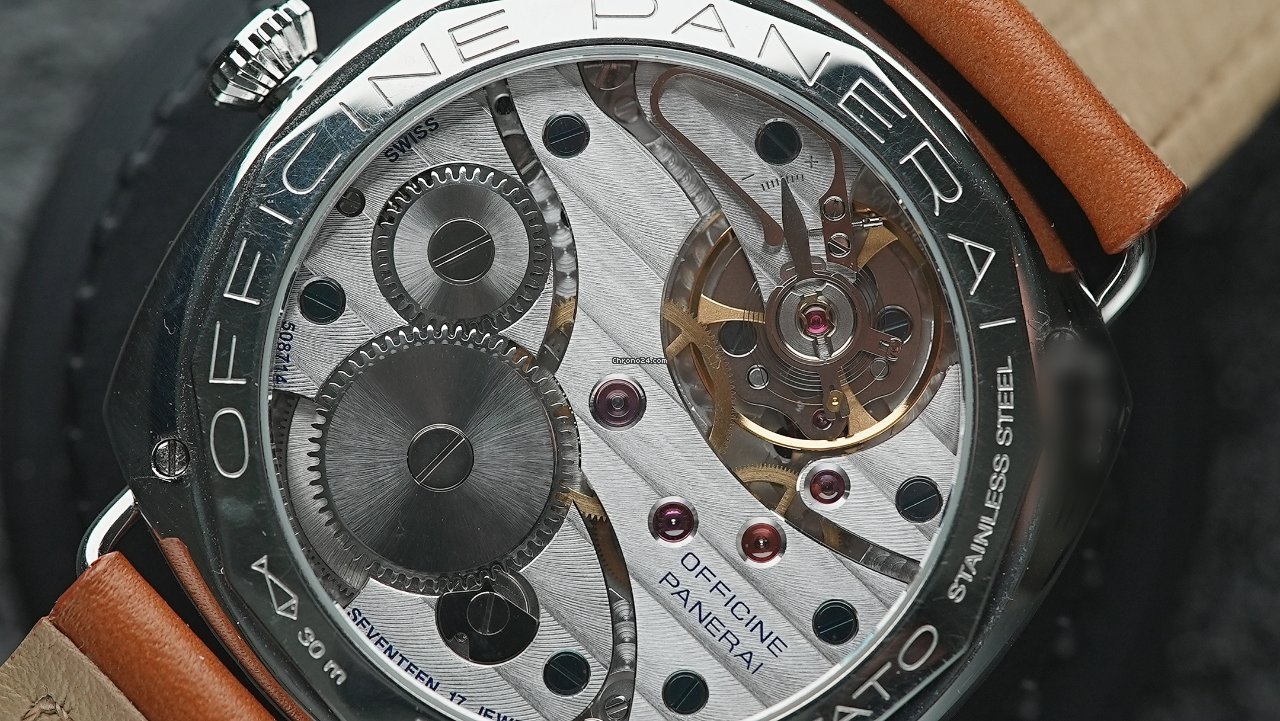 IMG_9081 Panerai Special Editions Mens watch Unisex Manual winding Steel PAM 00448 Replica 4