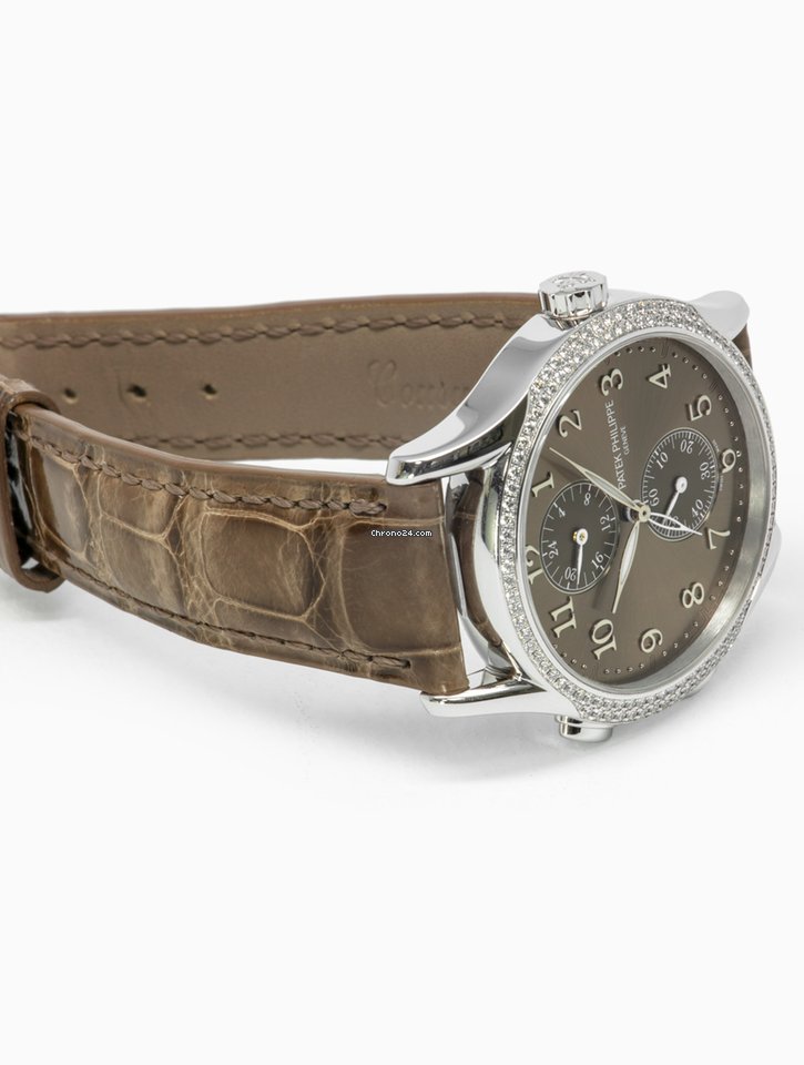 IMG_9081 Patek Philippe Travel Time Womens watch Manual winding White gold 7134G-001 Replica 4