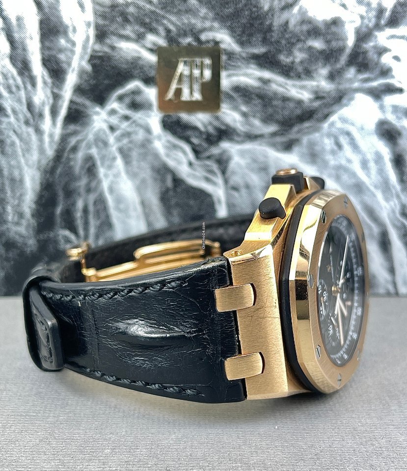 IMG_9081 Audemars Piguet Royal Oak Offshore Mens watch Unisex Automatic Rose gold 26180OR.OO.D101CR.01 Replica 4