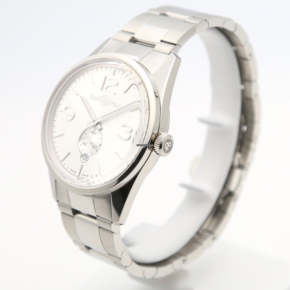 Bell & Ross Vintage Mens watch Unisex Automatic Steel BRG123-WH-ST SST Replica 4