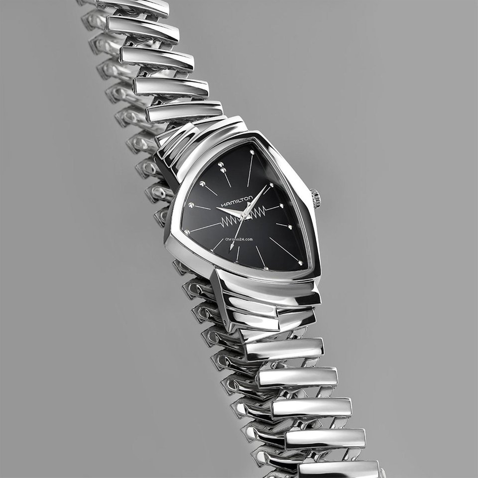 Hamilton Ventura Mens watch Unisex Quartz Steel H24411232 Replica 4