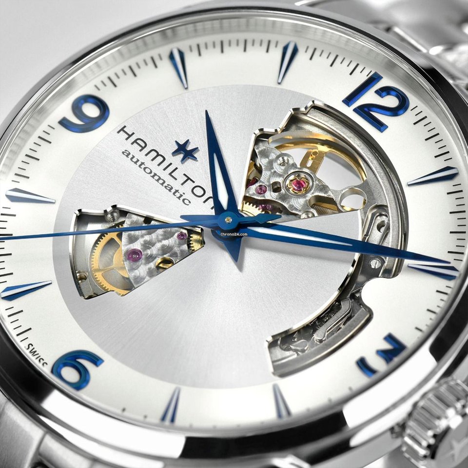 IMG_9081 Hamilton Jazzmaster Open Heart Mens watch Unisex Automatic Steel H32705152 Replica 4