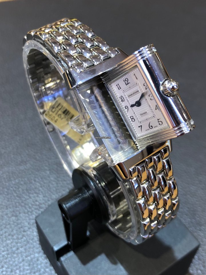 IMG_9081 Jaeger-LeCoultre Reverso Duetto Womens watch Manual winding Steel 266.8.44 Replica 4