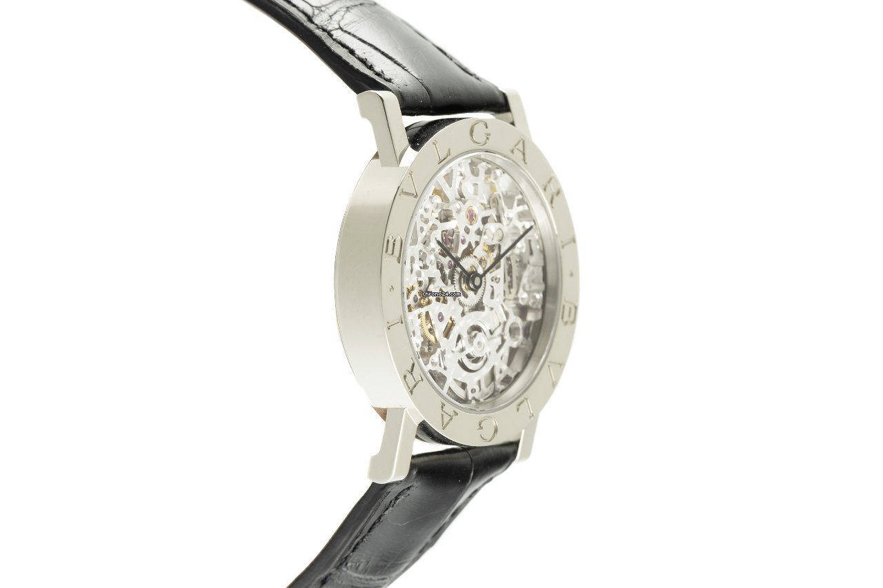 Bulgari Bulgari Mens watch Unisex Automatic White gold BBW33GLSK Replica 4