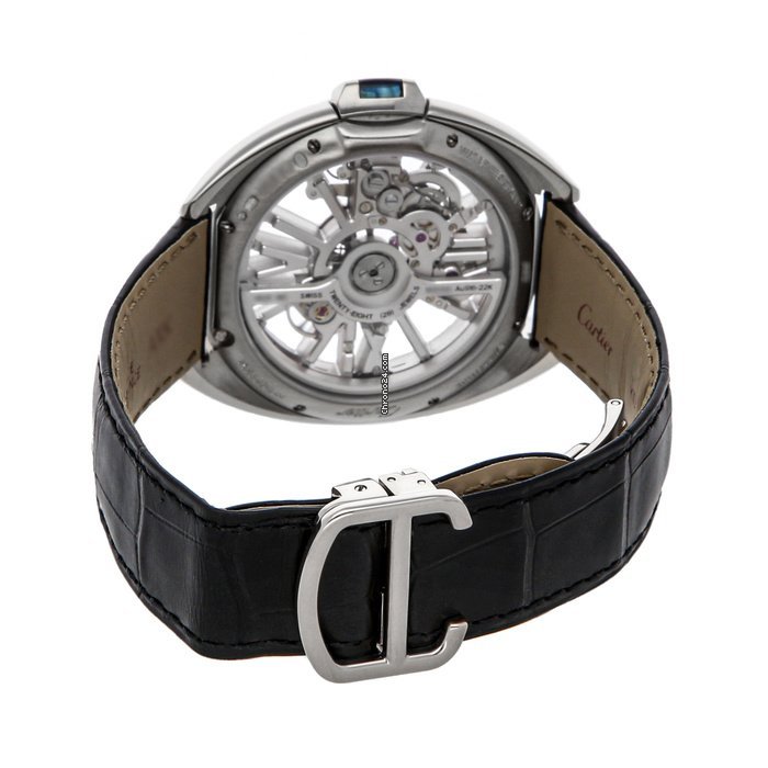 IMG_9081 Cartier Cle de Cartier Mens watch Unisex Automatic Palladium WHCL0008 Replica 4