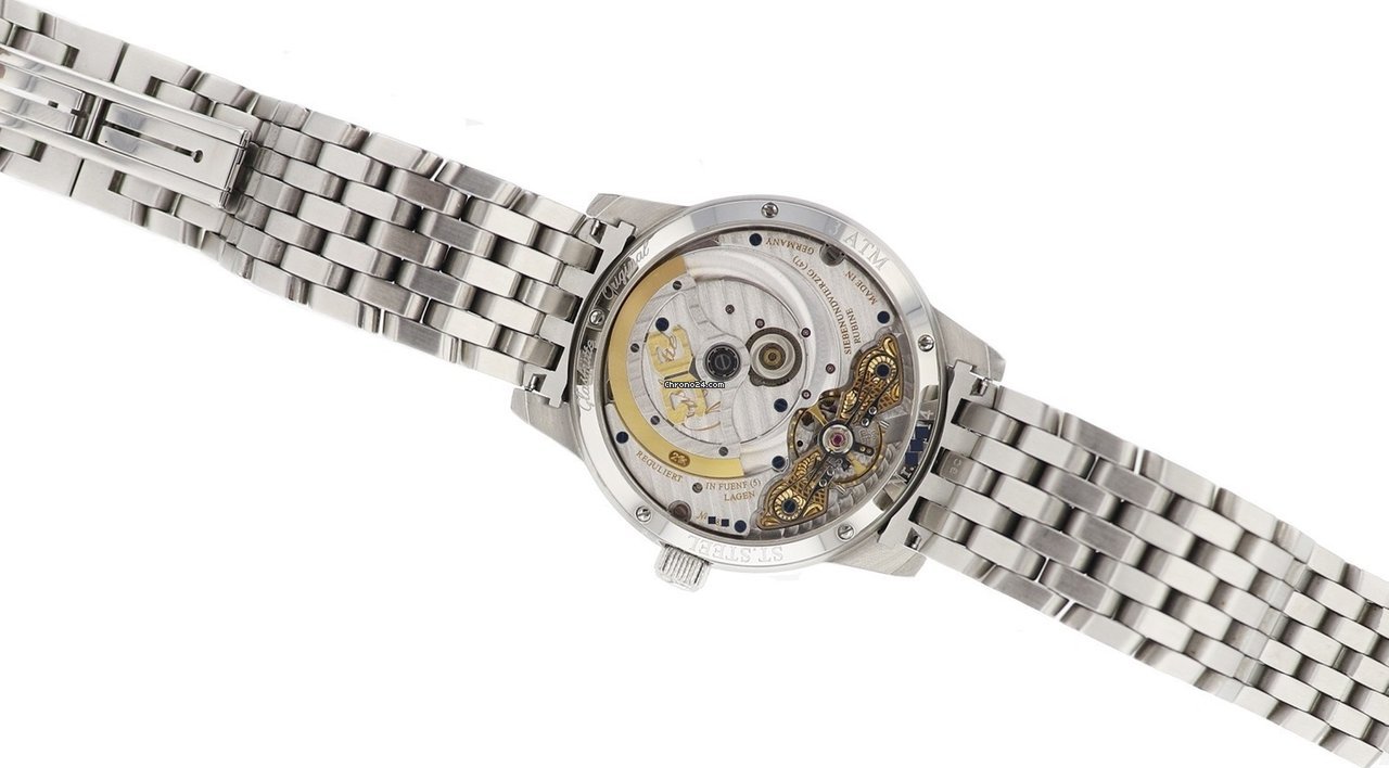 IMG_9081 Glashutte Original PanoMaticLunar Mens watch Unisex Automatic Steel 90-02-02-02-04 Replica 4