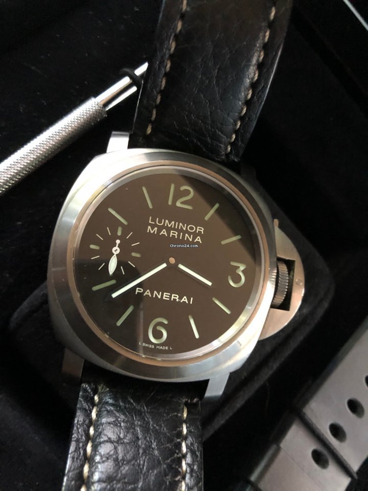 Panerai Luminor Marina Mens watch Unisex Manual winding Titanium PAM 00177 Replica 4