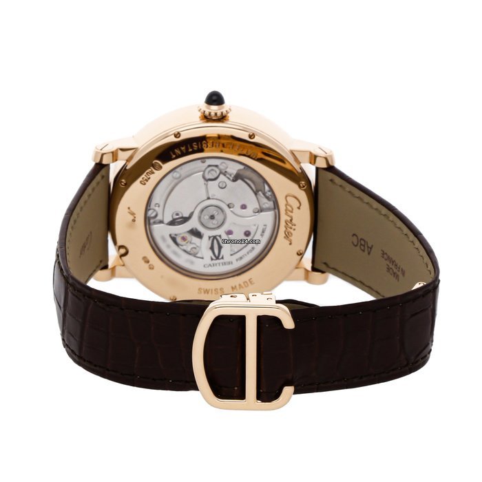 Cartier Rotonde de Cartier Mens watch Unisex Automatic Rose gold W1556243 Replica 4