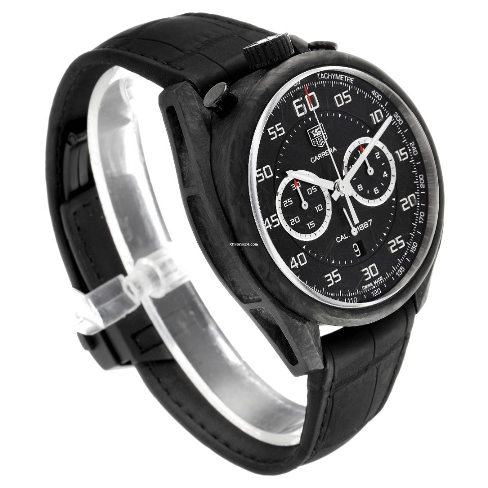 IMG_9081 TAG Heuer Carrera Calibre 1887 Mens watch Unisex Automatic Carbon CAR2C90.FC6341 Replica 4