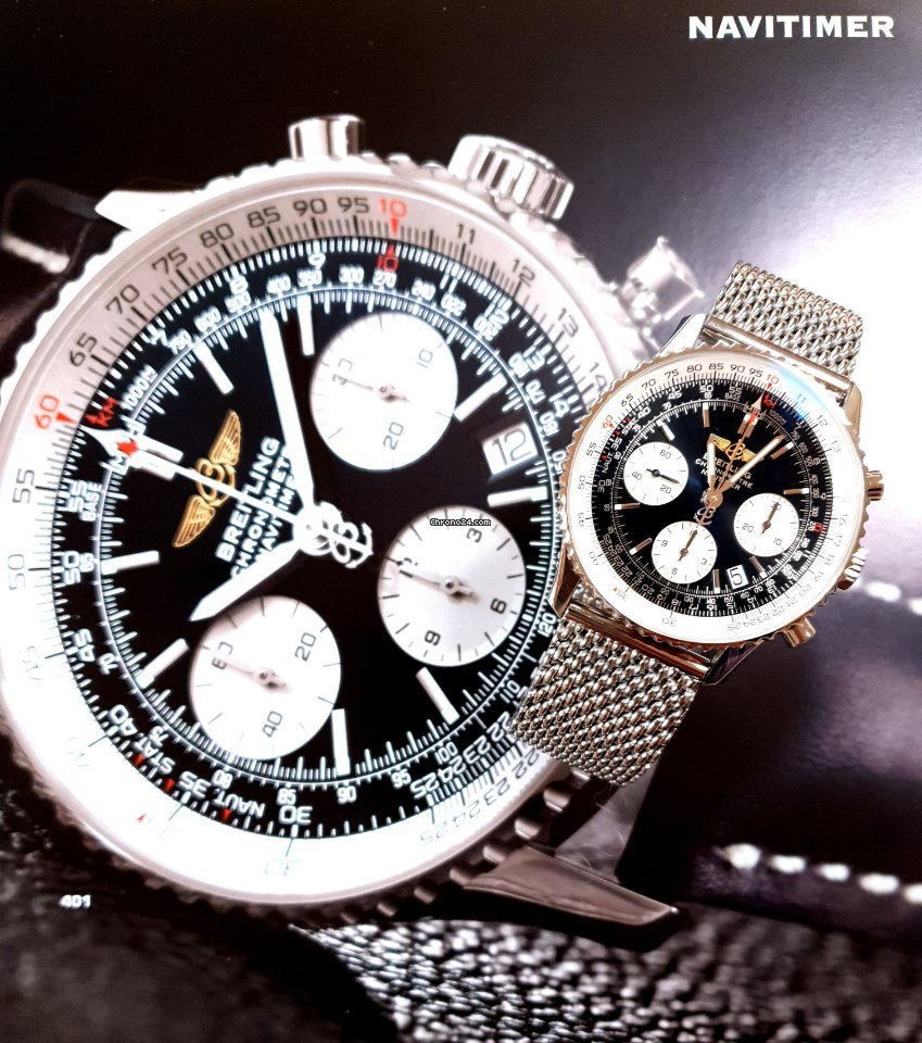Breitling Navitimer Mens watch Unisex Automatic Steel A23322-011 Replica 4