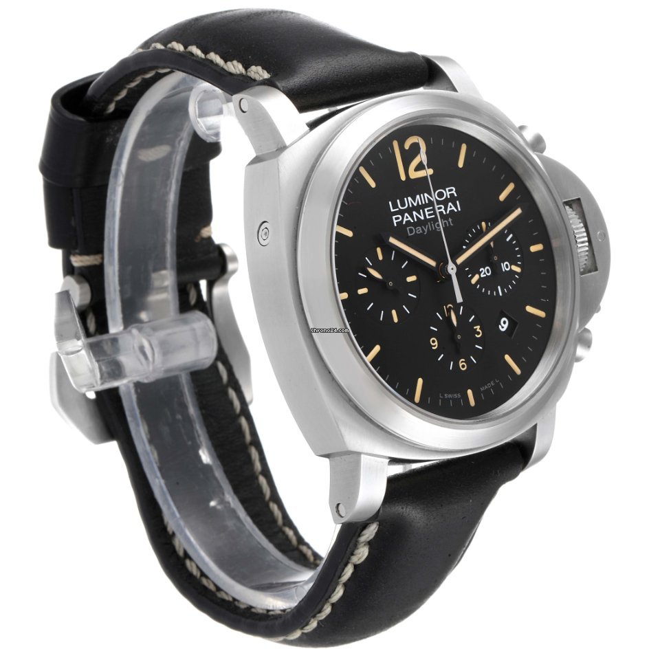 IMG_9081 Panerai Luminor Chrono Mens watch Unisex Automatic Steel PAM00356 Replica 4