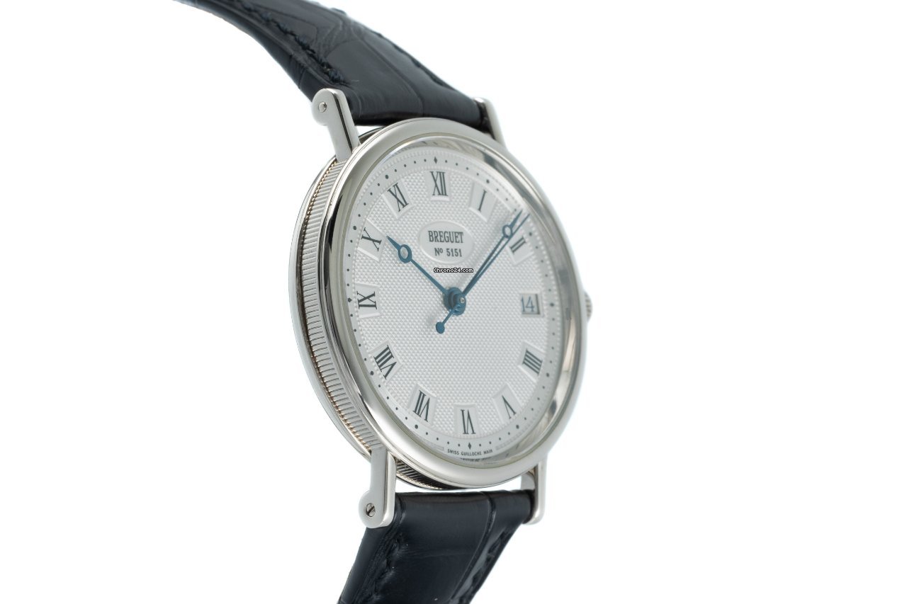 IMG_9081 Breguet Classique Mens watch Unisex Automatic White gold 5910 Replica 4