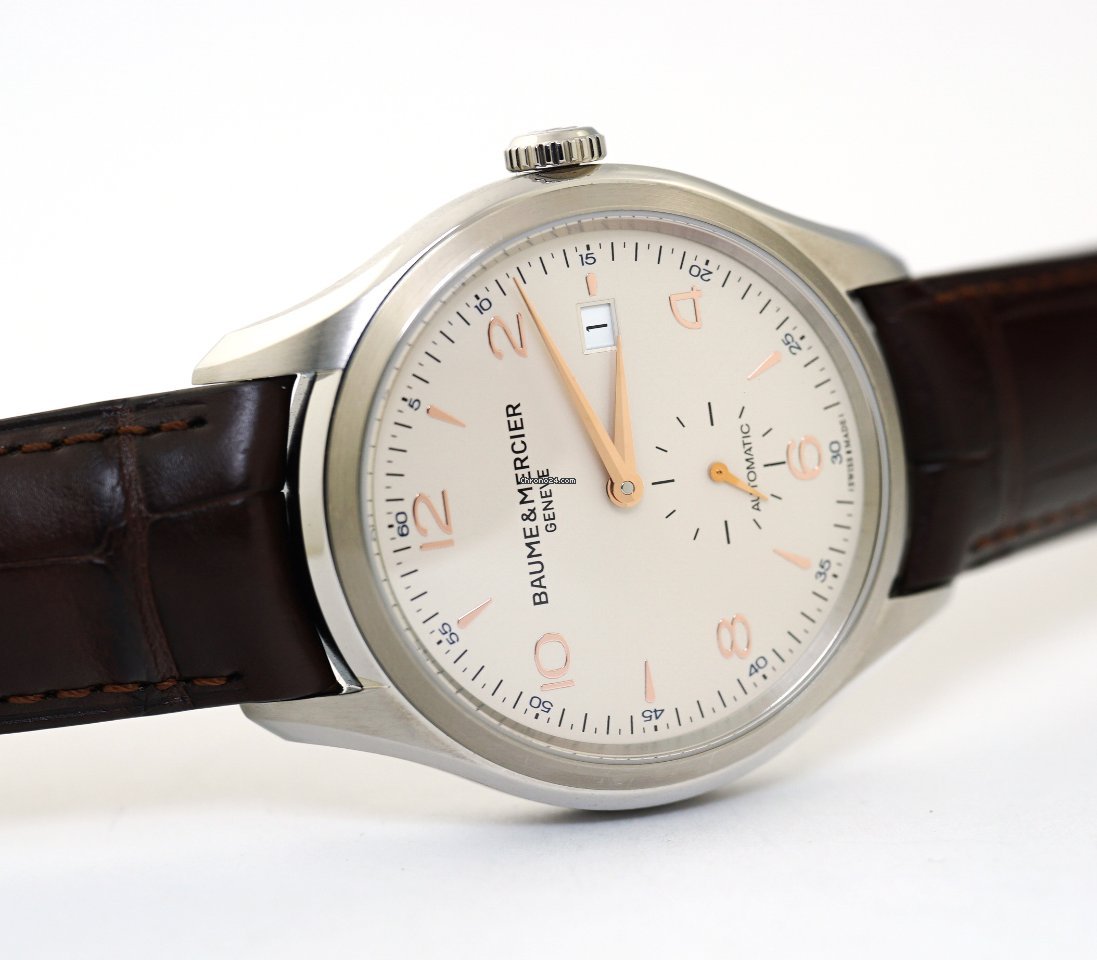 IMG_9081 Baume & Mercier Clifton Mens watch Unisex Automatic Steel MOA10054 Replica 4