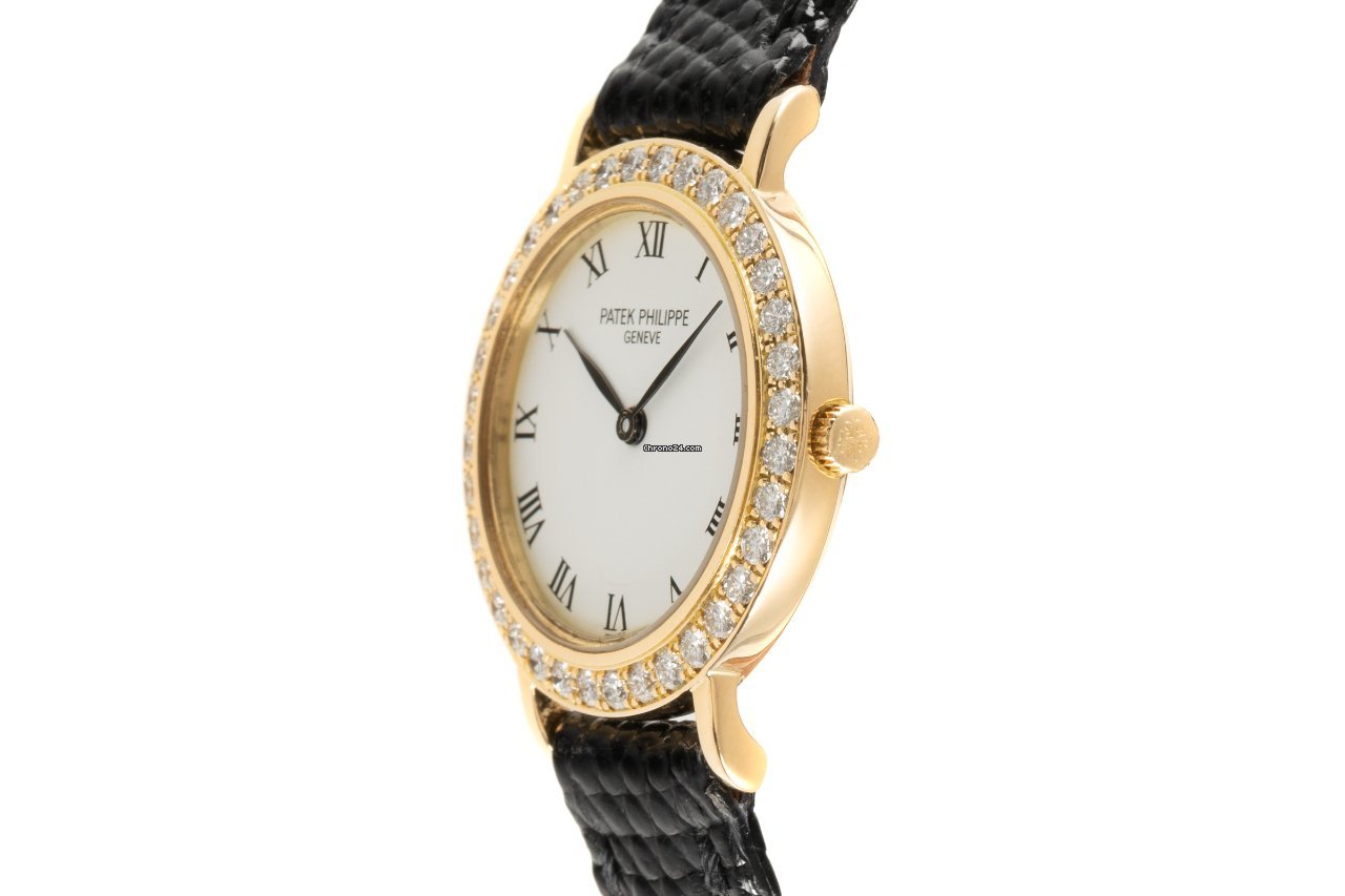 IMG_9081 Patek Philippe Calatrava Womens watch Quartz Yellow gold 4820 Replica 4