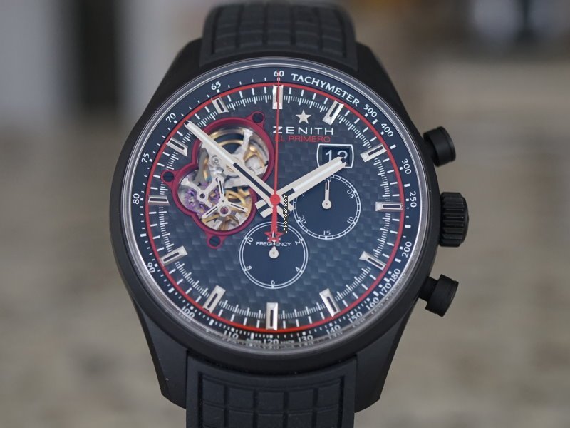 IMG_9081 Zenith El Primero Chronomaster Mens watch Unisex Automatic Ceramic 24.2160.4063 28.R515 Replica 4