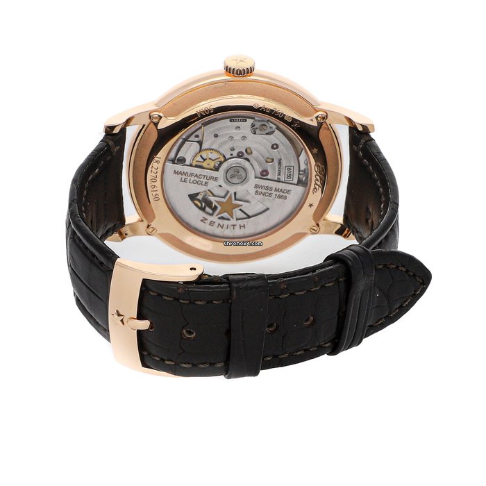 Zenith Elite 6150 Mens watch Unisex Automatic Rose gold 18.2270.6150 01.C498 Replica 4