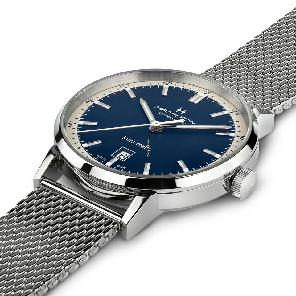 IMG_9081 Hamilton Intra-Matic Mens watch Unisex Automatic Steel H38425140 Replica 4