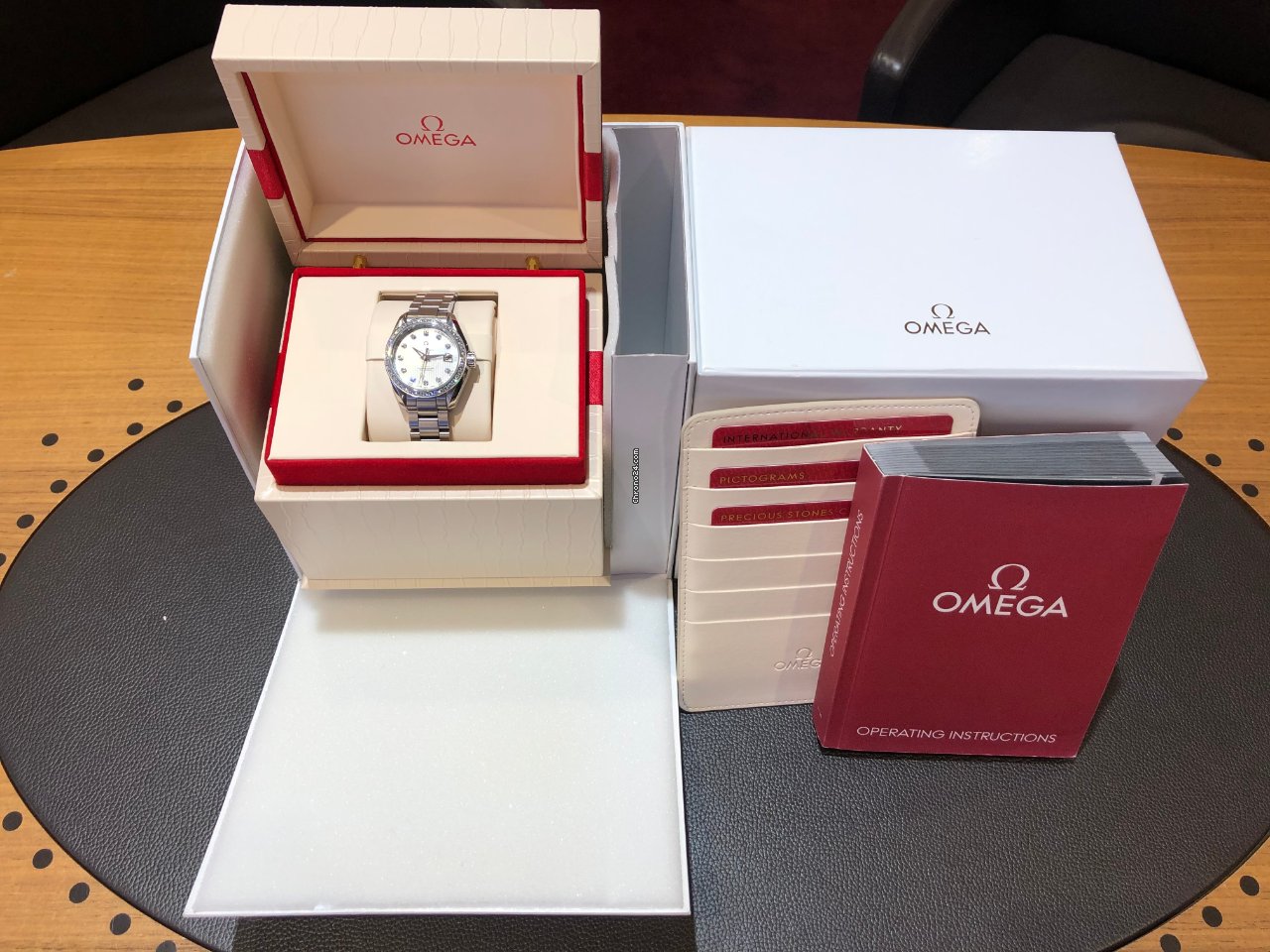 Omega Seamaster Aqua Terra Womens watch Automatic Steel 231.15.30.20.55.001 Replica 4