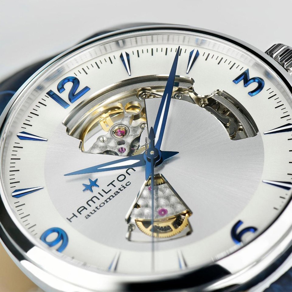 IMG_9081 Hamilton Jazzmaster Open Heart Mens watch Unisex Automatic Steel H32705651 Replica 4